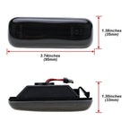 Full LED Turn Signal Light Smoke Lens for Mercedes W163 ML320 ML430 (1998–2003)
