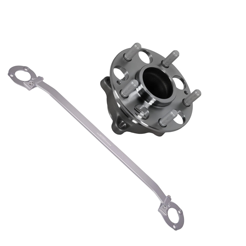 Front Upper Strut Tower Bar + Rear Wheel Hub Bearing for Honda Accord (2008–2012)