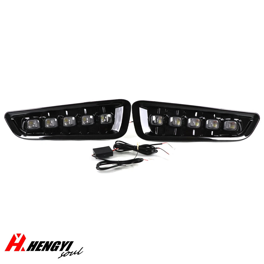 LED Sequential Fog Light Lamp with Turn Signal DRL for Ford F-150 Raptor (2017–2021)