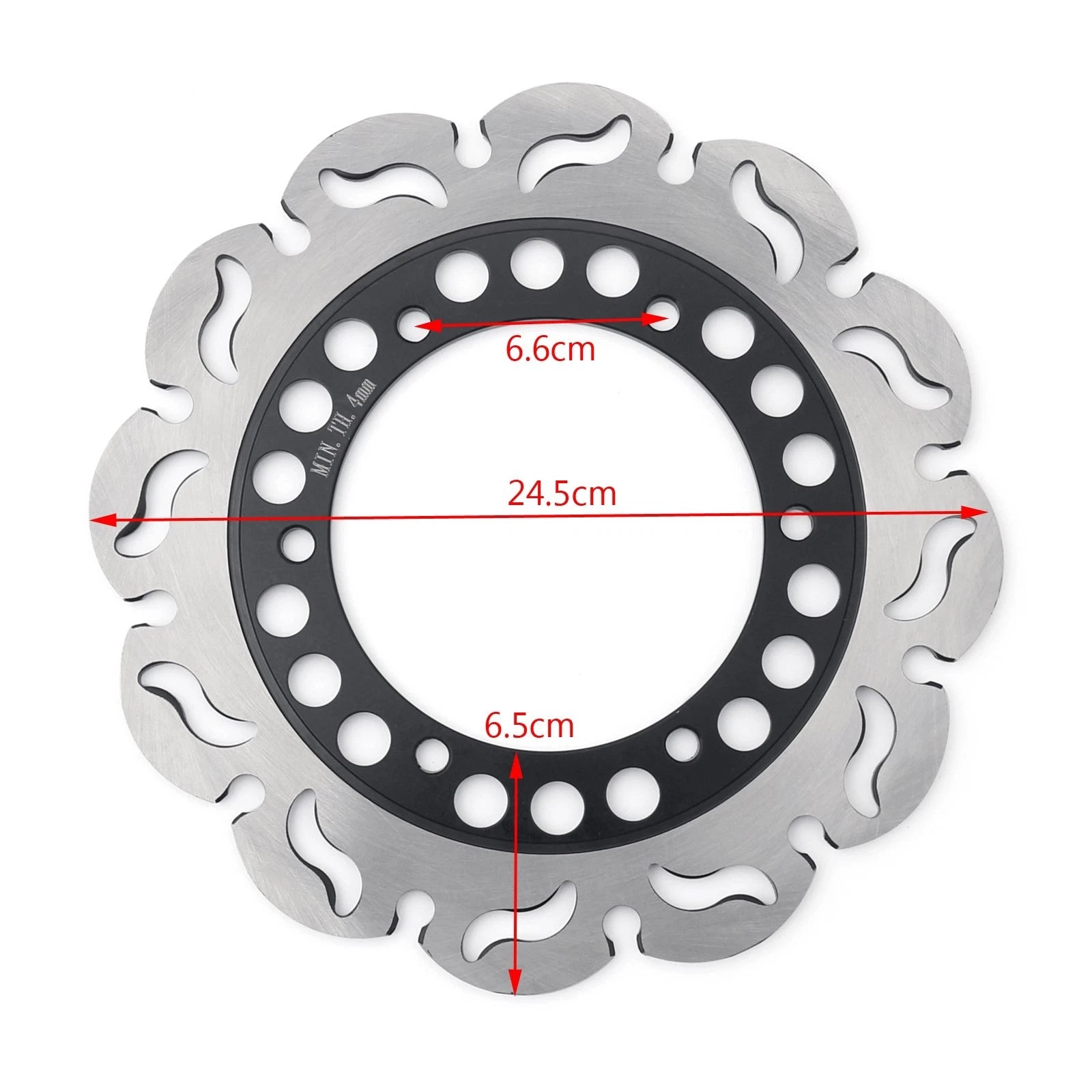 Rear Brake Disc Rotor for Yamaha SRX400 XJR400 FZS600 TRX850 TDM900 (245mm)