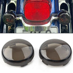 Turn Signal Lights Amber Lens Covers for Harley Touring Softail Dyna