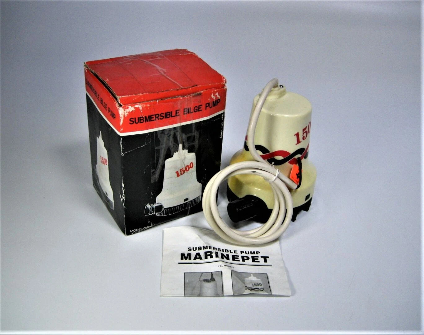 Submersible Pump 1500 GPH 24V 5A for Marine Pet BL Model (05807)