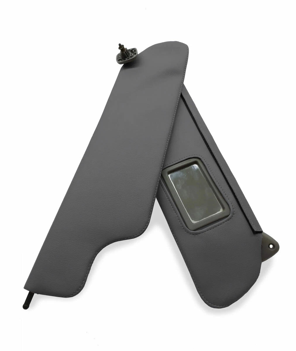 Sunvisors Cover Skin for Ford F150 (1997–1999) Gray PVC Leather