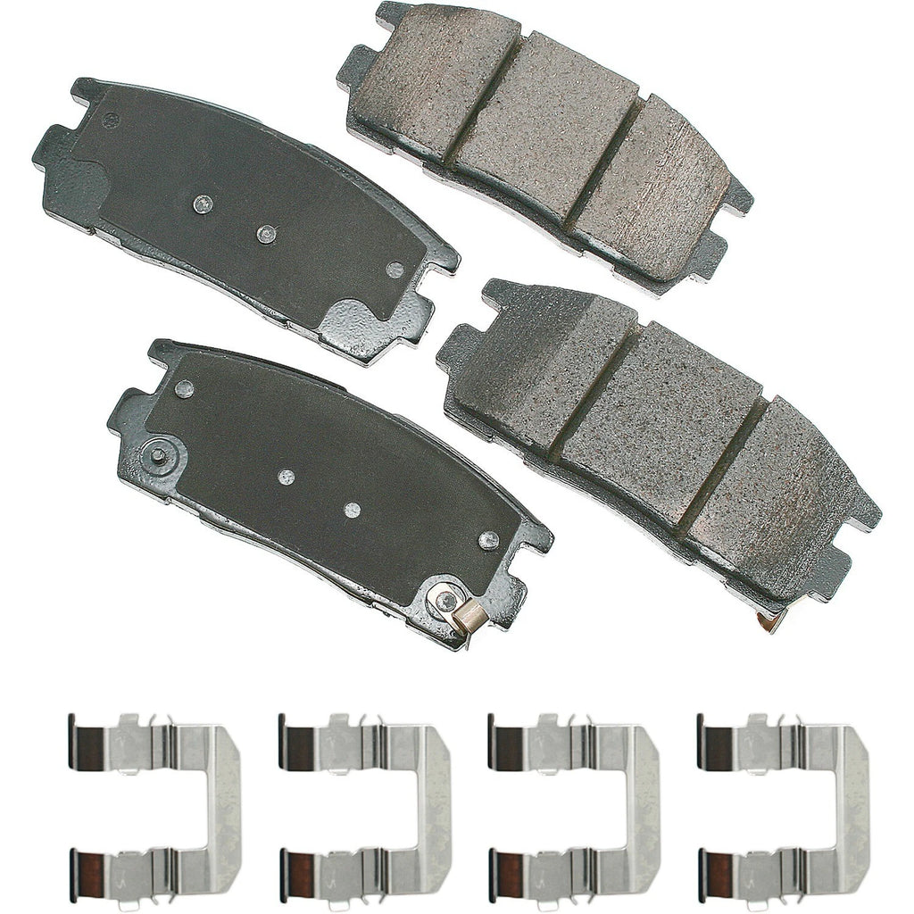 Rear Brake Kit 303mm Rotors & Akebono Pads for Chevy Equinox GMC Terrain (2010–2017)