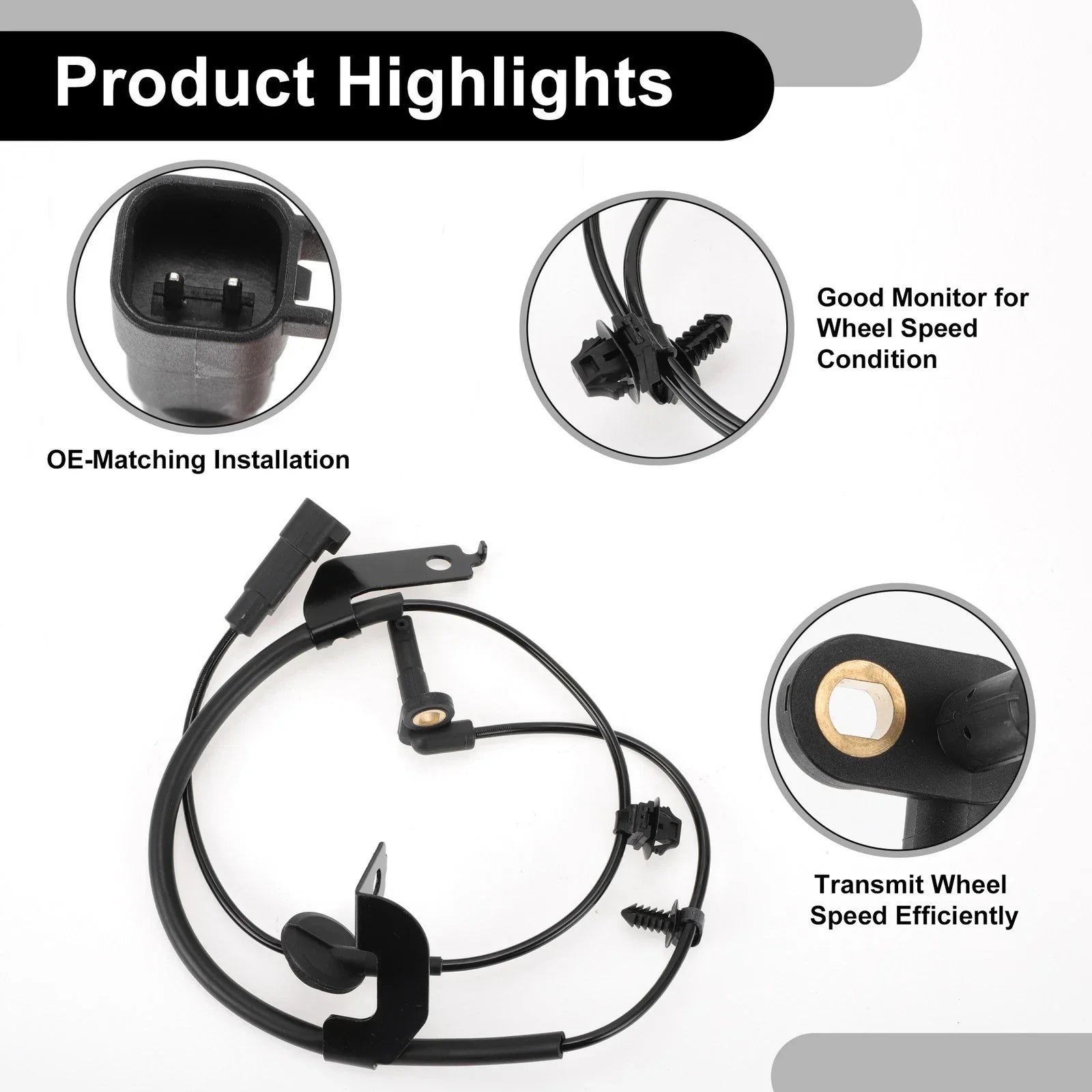 ABS Wheel Speed Sensor Kit for Dodge Avenger 2008-2014 1 x Front Right Sensor