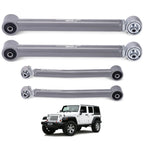 Set of 4 Adjustable Rear Control Arms for Jeep Wrangler JK (2007–2018)