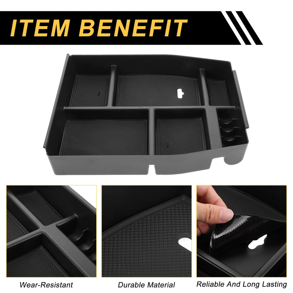 Center Console Armrest Organizer Tray for Ford F-150 (2015–2019)