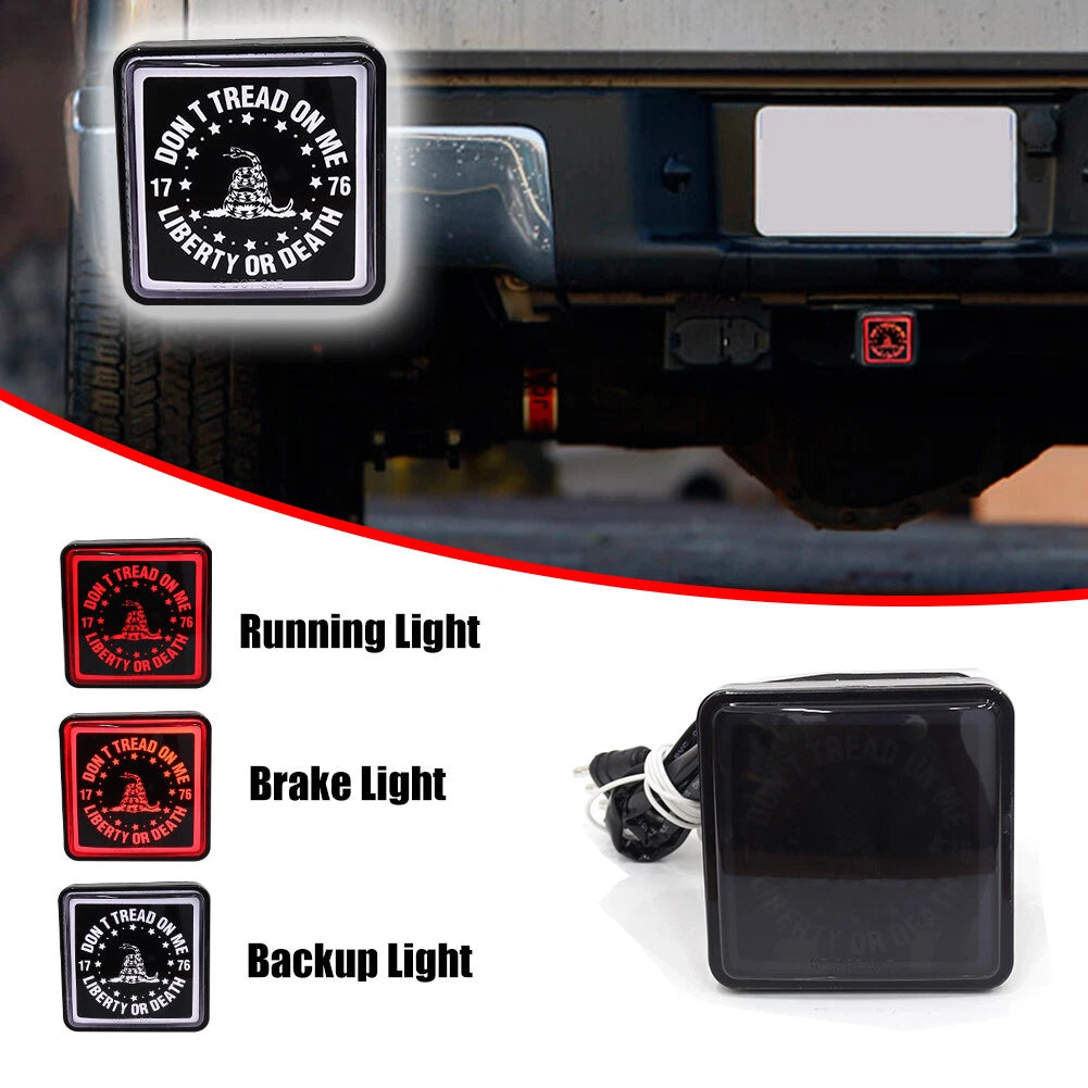 Smoke Red LED Brake Light for 2" Trailer Hitch (Fit Various Models)