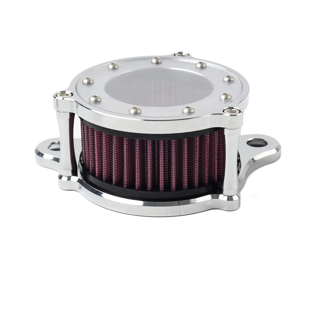 Red Air Cleaner Intake Filter Kit for Harley Sportster 1200 XL883 48 (1991–2021)