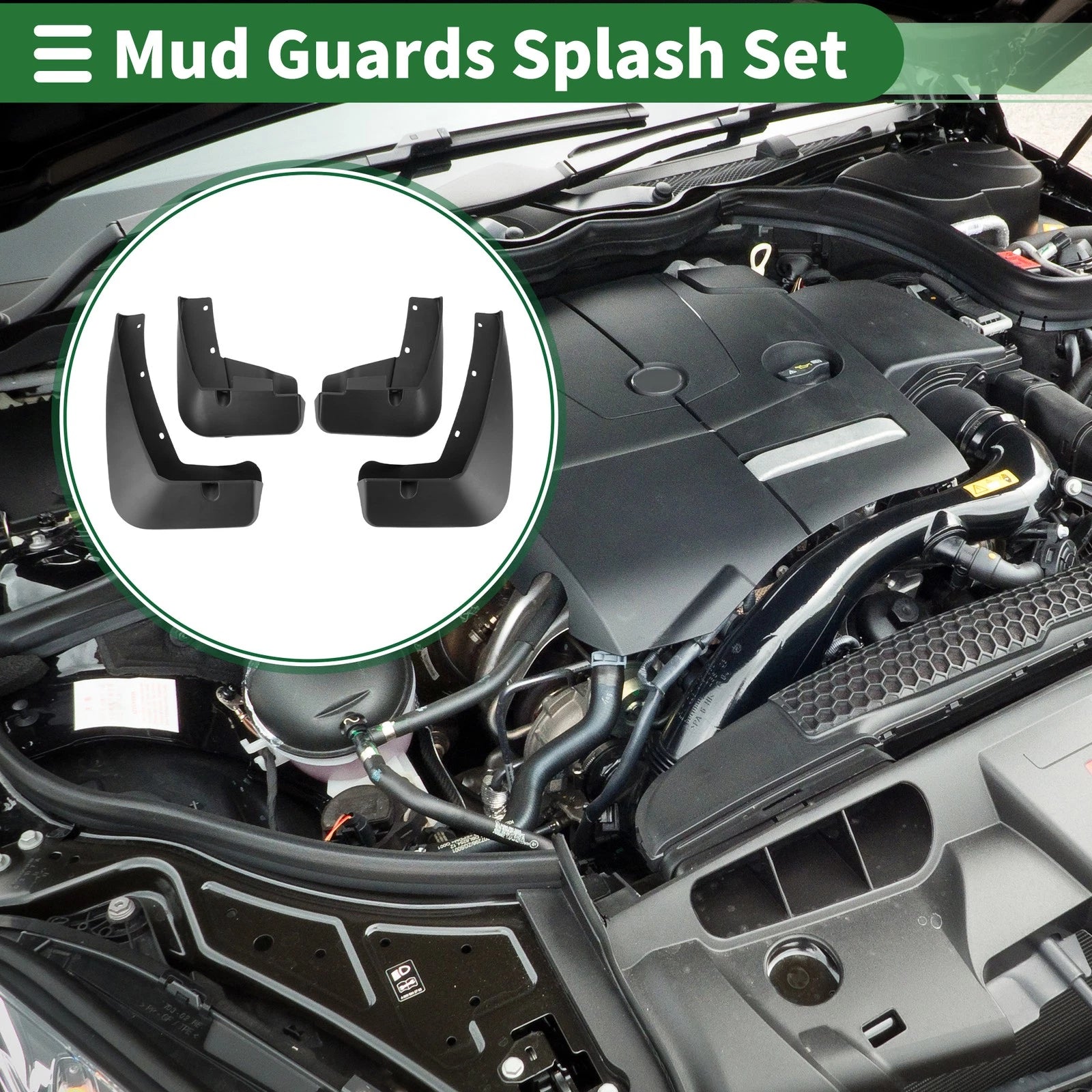 Set of 4 Mud Flaps Splash Guards for Nissan Murano (2015–2019)