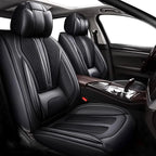 Faux Leather Car Seat Covers for Honda Toyota (Front & Rear, 5 Seats)