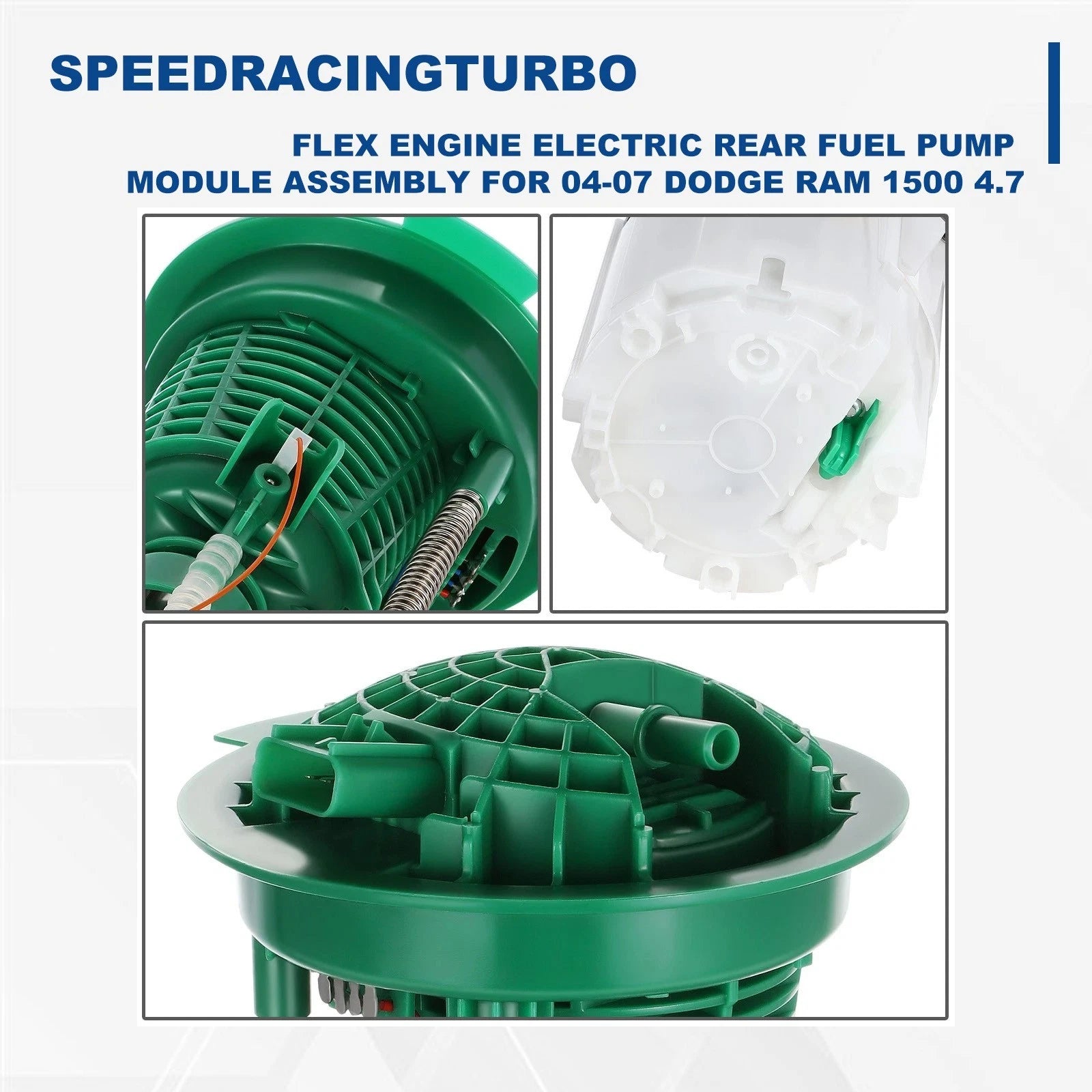 Flex Engine Electric Rear Fuel Pump Module Assembly for Dodge Ram 1500 (2004–2007)