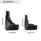 Set of 2 Mud Flaps Splash Guards for Audi Q3 Sport (2019–2023)