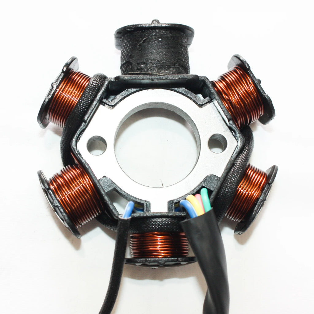 6 Coil Pole Magneto Flywheel Stator for 110cc 125cc PIT Quad ATV Buggy