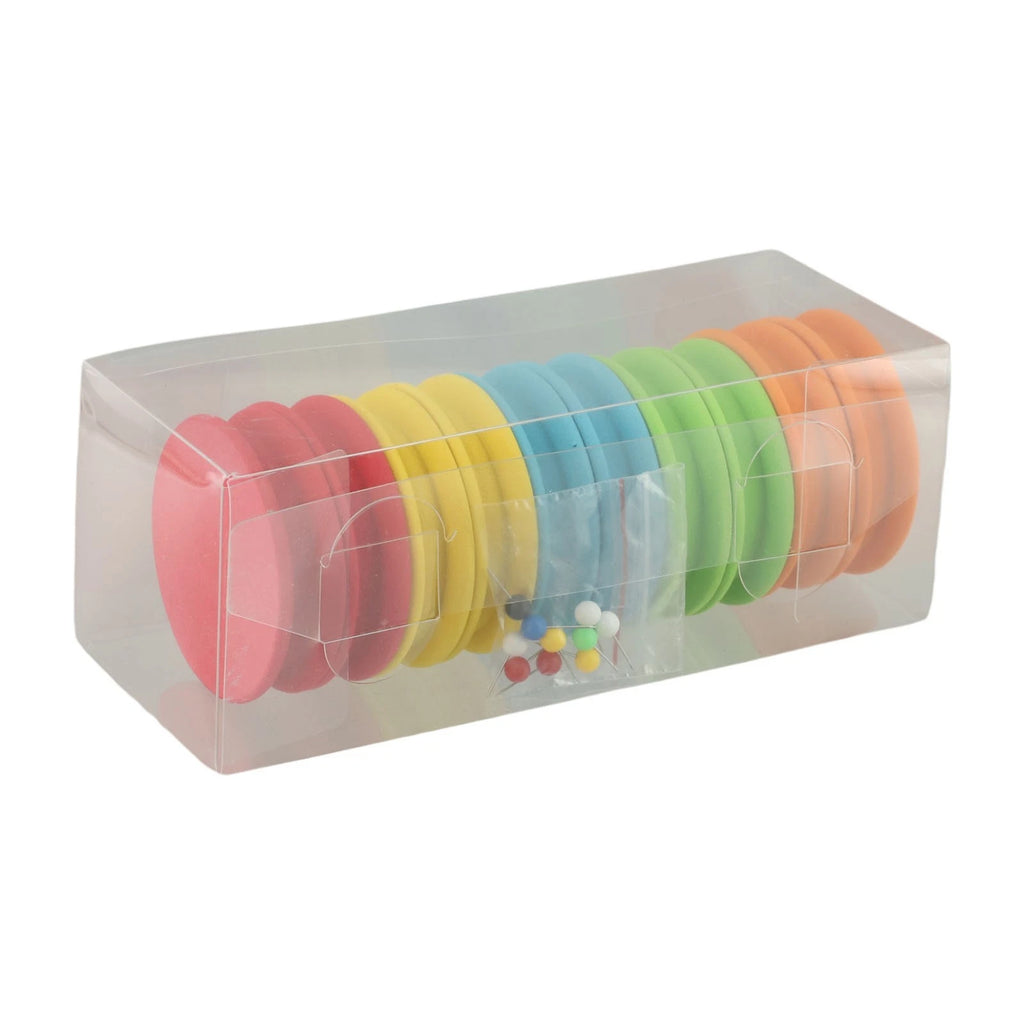 10pcs EVA Foam Fishing Line Winder Set with Pins for Easy Organization