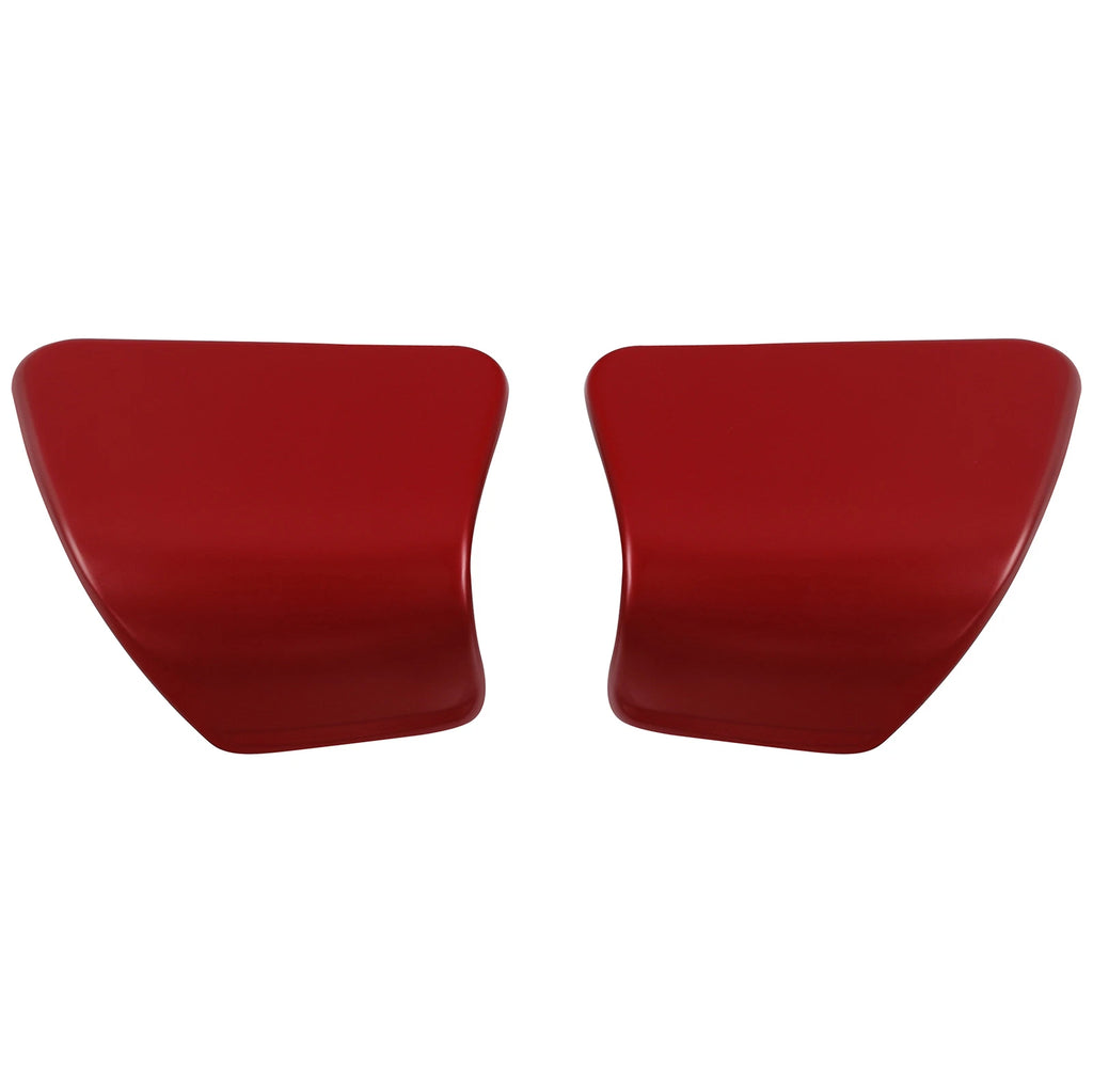 Inner Fairing Glove Box Doors for Harley Road Glide (2015–2024) Wicked Red Denim