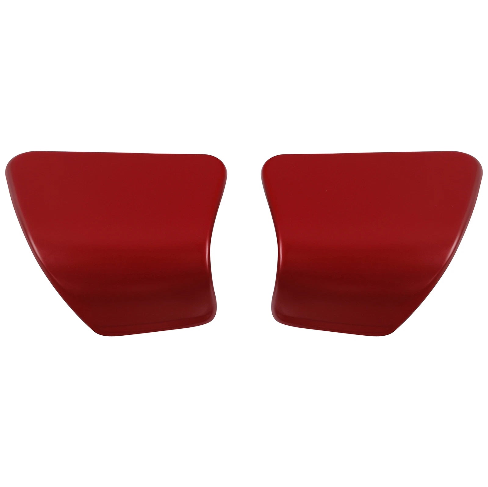Inner Fairing Glove Box Doors for Harley Road Glide (2015–2024) Wicked Red Denim