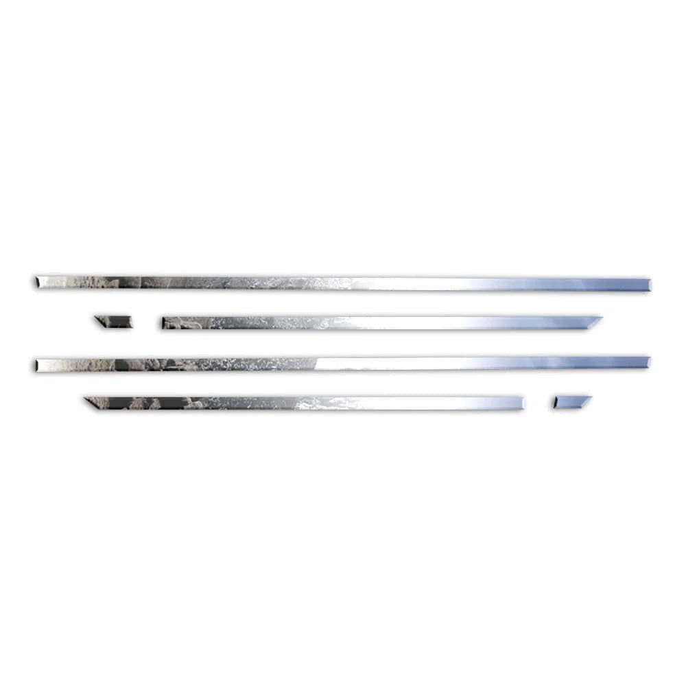 Diamond Grade 6pc Stainless Steel 1" Side Molding for 2010-2015 Honda Crosstour