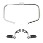 Engine Guard Crash Bar Highway Footpegs for Harley Softail Fatboy (2000–2017)