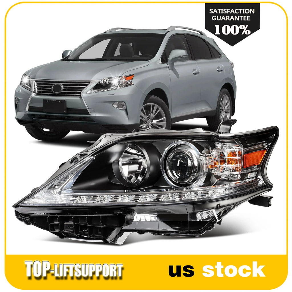 Left Headlight Assembly with LED DRL for Lexus RX350 RX450h (2013–2015)