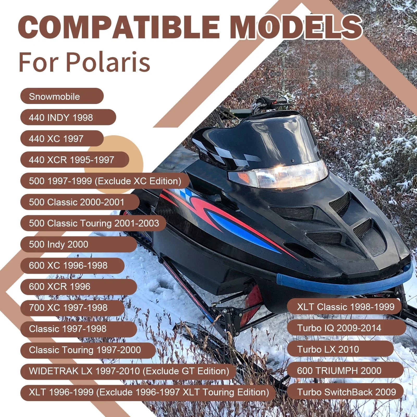 2x Remote Coolant Filler for Polaris Sportsman 500 6x6 (2000–2008)