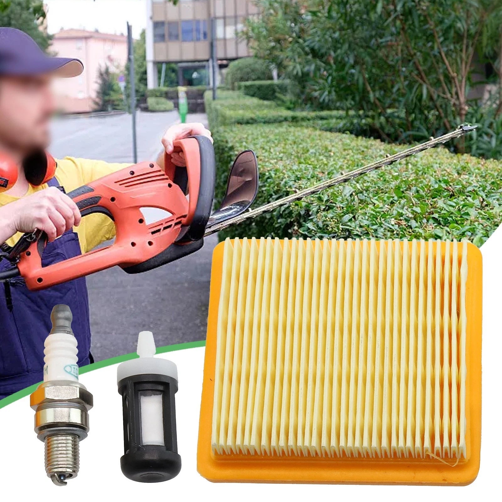Fuel Filter Air Filter Set of 4 for (FC91, FS96, FC111, HT102, HT103, KM91, KM111)