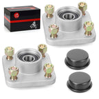 2 Front Wheel Hub & Cover Cap for Yamaha Golf Cart G8/G9/G11/G14/G16/G19/G22/G27