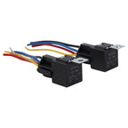6X 12V 40A 5 Pin Relay with Socket & Wiring for Vehicle Engine Motor