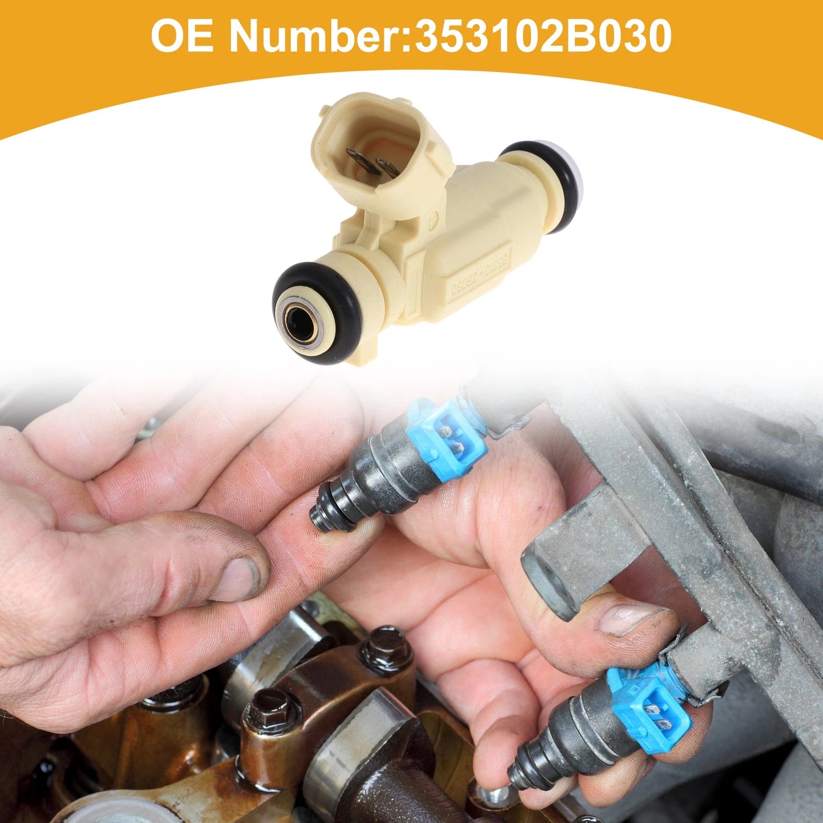 1 Pcs Fuel Injector No.353102B030 for Honda Fit (2017–2019)
