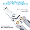 Wire Stripper Pliers for Electric Cable Crimping and Cutting Tool