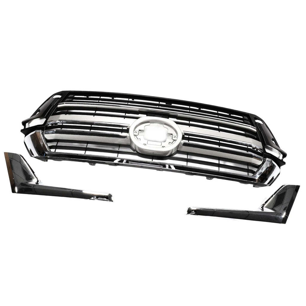 Front Upper Hood Bumper Grille for Toyota Land Cruiser (Chrome)