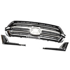 Front Upper Hood Bumper Grille for Toyota Land Cruiser (Chrome)