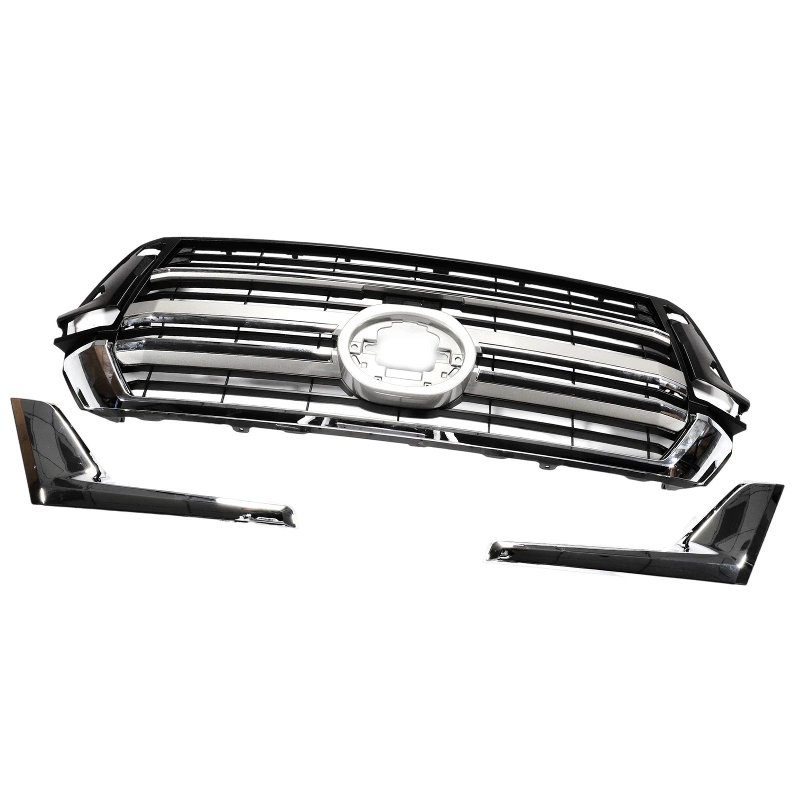 Front Upper Hood Bumper Grille for Toyota Land Cruiser (Chrome)