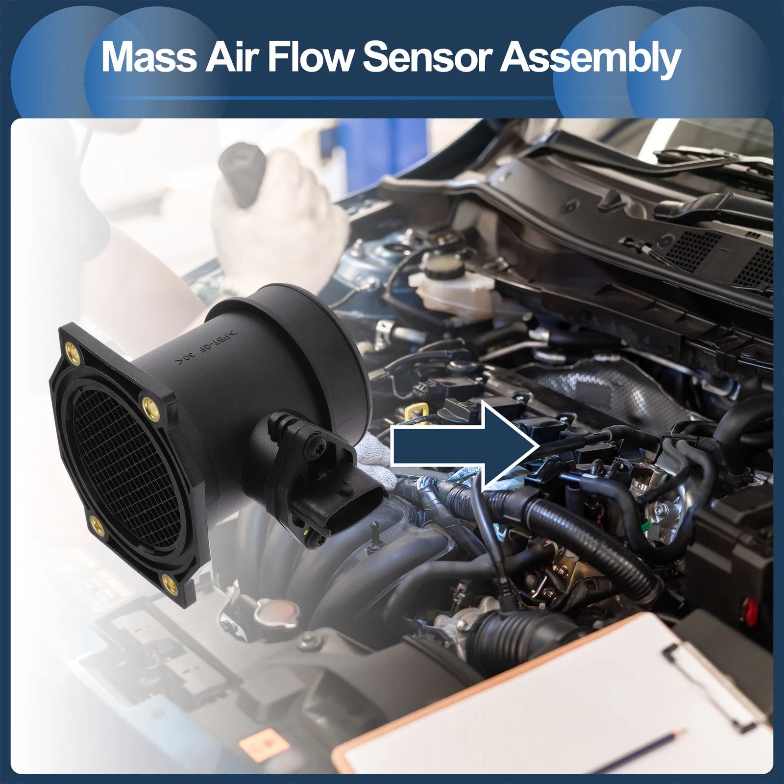 Mass Air Flow Sensor Assembly No. 1001BD175 for Nissan Primera (1997–2001)