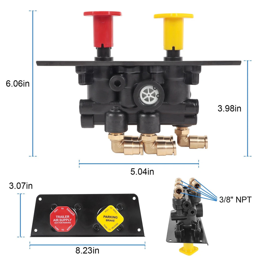Dash Control Brake Valve for Freightliner