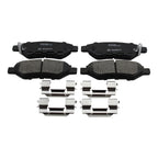 DuraGo Rear Rotors & Bosch QuietCast Ceramic Disc Brake Pads Kit for Camaro CTS