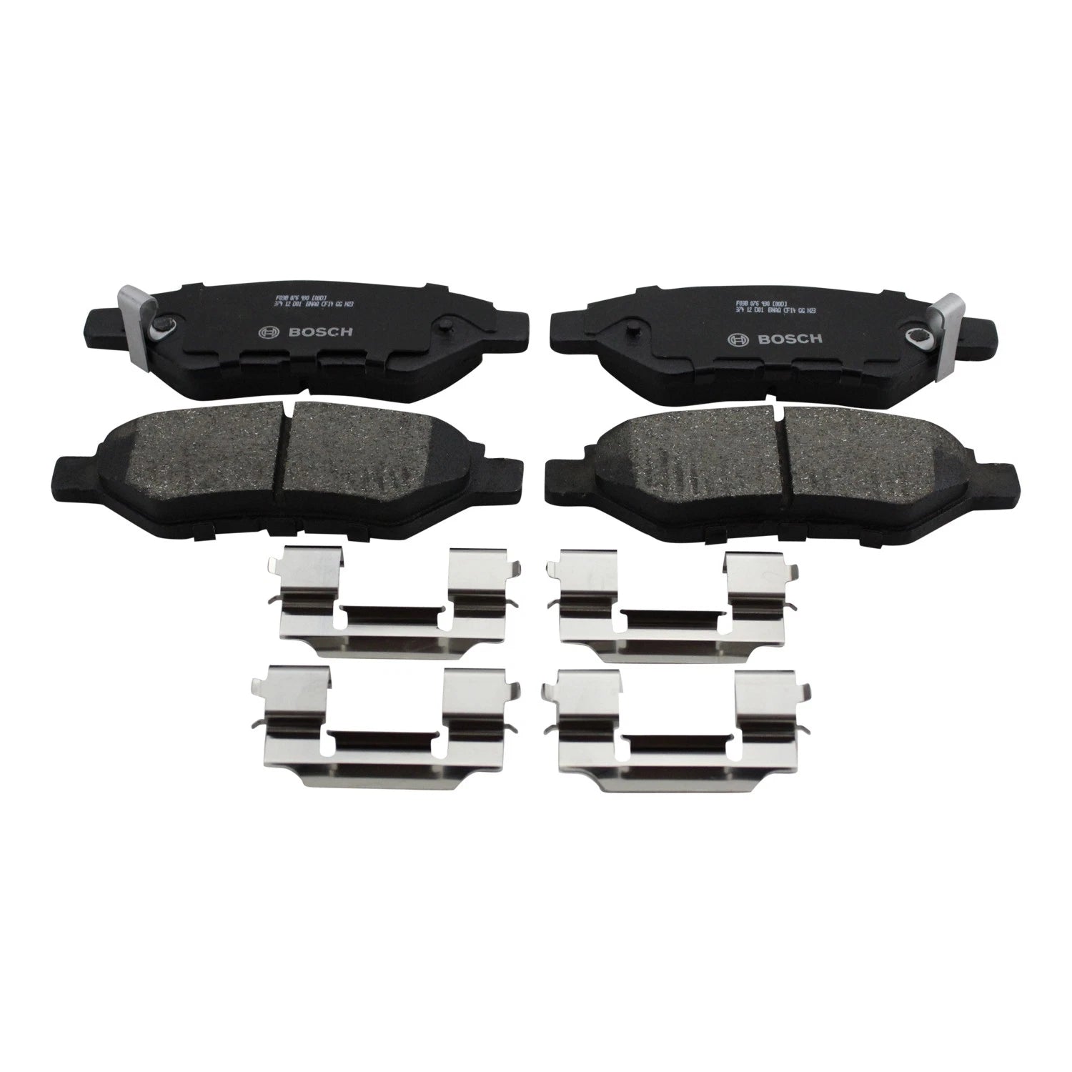 DuraGo Rear Rotors & Bosch QuietCast Ceramic Disc Brake Pads Kit for Camaro CTS