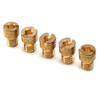 Set of 4 Carburetor Jets #60/65/70/75/80 for 50/60/80cc Motorcycle