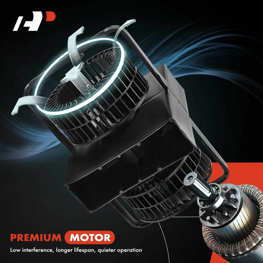 HVAC Blower Motor with Wheel Assembly for BMW E34 E32 E31 (1988-1996)