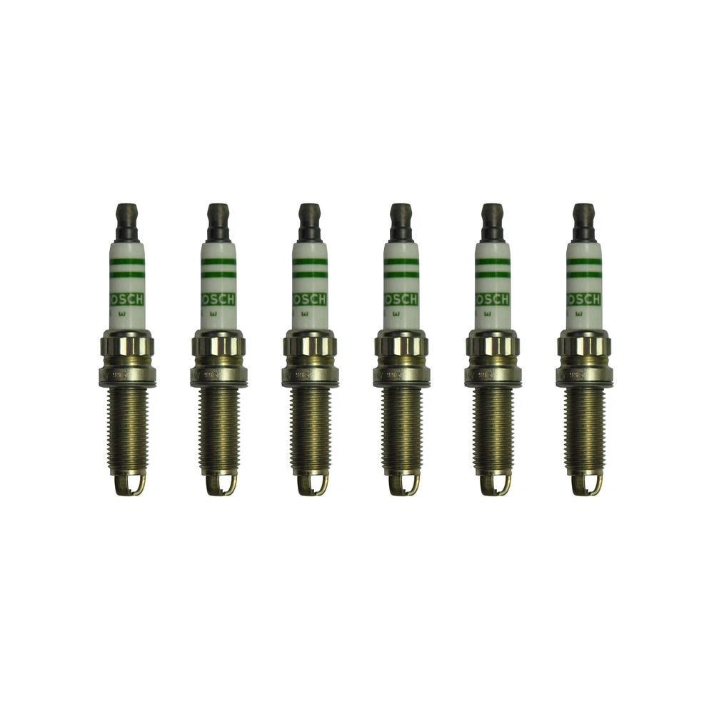 Set of 6 Bosch Spark Plugs ZGR6STE2 for BMW E60 E90 E92 E93 135 335 535
