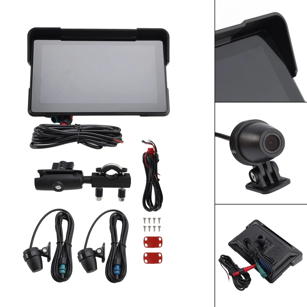 Wireless GPS Carplay 1080P Recorder for Universal Scooter Motorcycles