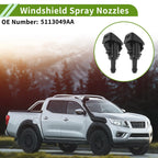 Windshield Washer Nozzle with Hose Connector for Dodge (No. 5113049AA)