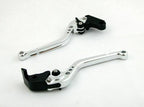 Long Brake Clutch Levers for Honda CBR500R (2013–2014) Silver T9