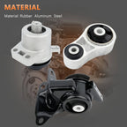 3X Engine Motor & Transmission Mount Set for Mazda CX-7 (2010-2012)