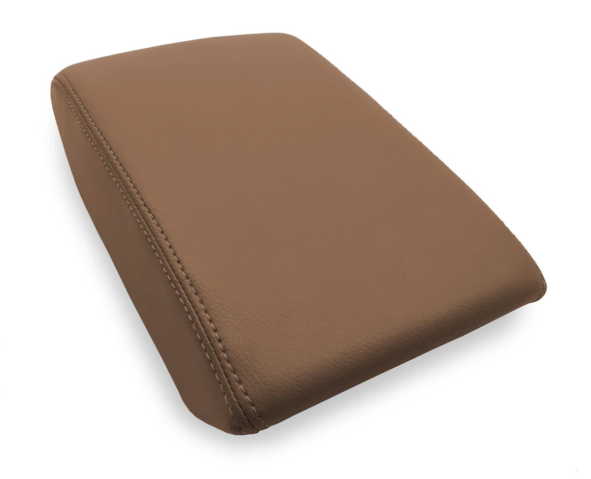 Console Lid Armrest Cover for Subaru Forester (2019–2024) Brown PVC Leather