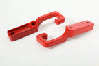 Pair Front Tow Hooks for Jeep Grand Cherokee (2015–2023) Red Forged