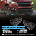 Front Bumper Support Filler Brackets for Chevrolet Colorado GMC Canyon (2015–2020)
