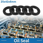 Set of 5 Oil Seal Rotary Shaft Seal for Various Models (25x42x6mm)