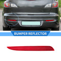 Rear Bumper Reflector No.BBP2515M0A for Mazda 3 BL (2010–2013) Red