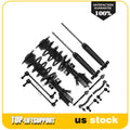 Set of 4 Front Struts Rear Shocks Sway Bars Tie Rods for Ford Fusion